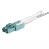 StarTech.com Cable de fibra óptica multimodo OM3 MTP(F)/PC a 4x LC/PC Duplex Breakout de 10m (30ft), OFNP Plenum, redes 40G, baja pérdida de inserción - Cable jumper de fibra óptica