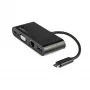 StarTech.com Adaptador multipuerto USB-C – Mini dock USB-C con vídeo VGA 1080p para un monitor – Power Delivery 60 W passthrough – USB 3.1 Gen 1 Type-A 5 Gbit/s, Gigabit Ethernet – Estación de acoplamiento