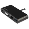 StarTech.com Adaptador multipuerto USB-C – Mini dock USB-C con vídeo VGA 1080p para un monitor – Power Delivery 60 W passthrough – USB 3.1 Gen 1 Type-A 5 Gbit/s, Gigabit Ethernet – Estación de acoplamiento