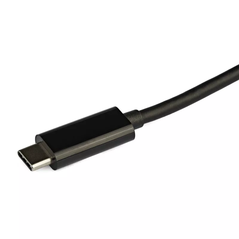 StarTech.com Adaptador multipuerto USB-C – Mini dock USB-C con vídeo VGA 1080p para un monitor – Power Delivery 60 W passthrough – USB 3.1 Gen 1 Type-A 5 Gbit/s, Gigabit Ethernet – Estación de acoplamiento