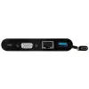 StarTech.com Adaptador multipuerto USB-C – Mini dock USB-C con vídeo VGA 1080p para un monitor – Power Delivery 60 W passthrough – USB 3.1 Gen 1 Type-A 5 Gbit/s, Gigabit Ethernet – Estación de acoplamiento