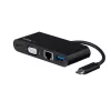 StarTech.com Adaptador multipuerto USB-C – Mini dock USB-C con vídeo VGA 1080p para un monitor – Power Delivery 60 W passthrough – USB 3.1 Gen 1 Type-A 5 Gbit/s, Gigabit Ethernet – Estación de acoplamiento