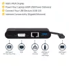 StarTech.com Adaptador multipuerto USB-C – Mini dock USB-C con vídeo VGA 1080p para un monitor – Power Delivery 60 W passthrough – USB 3.1 Gen 1 Type-A 5 Gbit/s, Gigabit Ethernet – Estación de acoplamiento