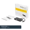 StarTech.com Adaptador multipuerto USB-C – Mini dock USB-C con vídeo VGA 1080p para un monitor – Power Delivery 60 W passthrough – USB 3.1 Gen 1 Type-A 5 Gbit/s, Gigabit Ethernet – Estación de acoplamiento