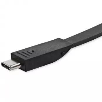 StarTech.com Adaptador multipuerto USB-C - Dock USB-C portátil con HDMI 4K - PD 3.0 100W passthrough, 1x USB-A, 1x USB-C, GbE - Dock de viaje para portátil Thunderbolt 3 y USB Type-C - Mac y Windows