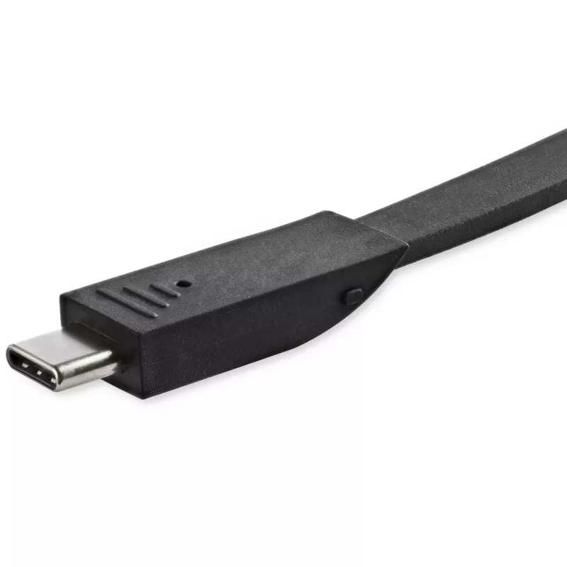 StarTech.com Adaptador multipuerto USB-C - Dock USB-C portátil con HDMI 4K - PD 3.0 100W passthrough, 1x USB-A, 1x USB-C, GbE - Dock de viaje para portátil Thunderbolt 3 y USB Type-C - Mac y Windows