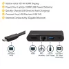 StarTech.com Adaptador multipuerto USB-C - Dock USB-C portátil con HDMI 4K - PD 3.0 100W passthrough, 1x USB-A, 1x USB-C, GbE - Dock de viaje para portátil Thunderbolt 3 y USB Type-C - Mac y Windows