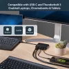StarTech.com Adaptador multipuerto USB-C - Dock USB-C portátil con HDMI 4K - PD 3.0 100W passthrough, 1x USB-A, 1x USB-C, GbE - Dock de viaje para portátil Thunderbolt 3 y USB Type-C - Mac y Windows