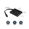 StarTech.com Adaptador multipuerto USB-C - Dock USB-C portátil con HDMI 4K - PD 3.0 100W passthrough, 1x USB-A, 1x USB-C, GbE - Dock de viaje para portátil Thunderbolt 3 y USB Type-C - Mac y Windows