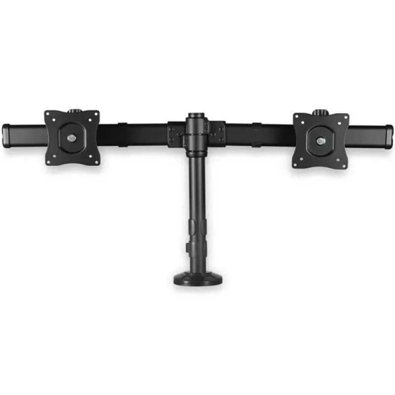 StarTech.com Brazo de doble monitor para montaje en escritorio - Barra transversal - Montaje con abrazadera de mesa/pasacables