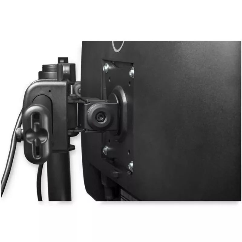 StarTech.com Brazo de doble monitor para montaje en escritorio - Barra transversal - Montaje con abrazadera de mesa/pasacables