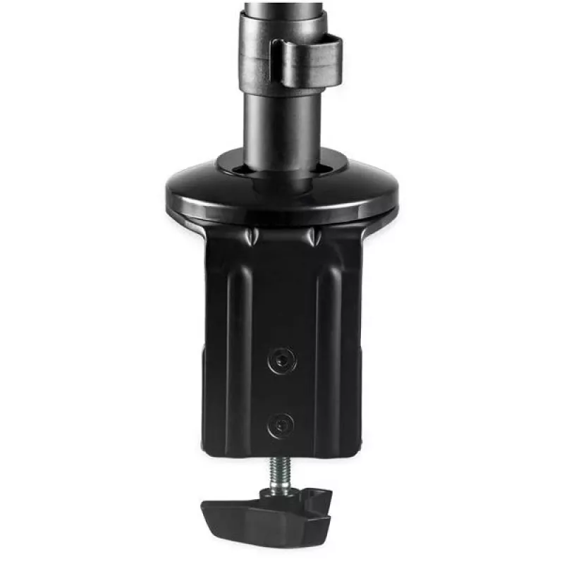 StarTech.com Brazo de doble monitor para montaje en escritorio - Barra transversal - Montaje con abrazadera de mesa/pasacables