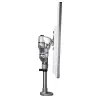 StarTech.com Soporte de mesa para dos monitores - Brazo de monitor articulado premium - Hasta 30 pulgadas para pantallas con montaje VESA - Soporte de monitor ajustable en altura - Giratorio/inclinable/orientable - Abrazadera/pasacables de mesa - Plata