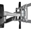 StarTech.com Soporte de pared para TV totalmente articulado – Soporte de pared para TV orientable de alta capacidad para pantallas VESA de 32 pulgadas a 75 pulgadas (165 lb/75 kg) – Brazo inclinable/orientable universal ajustable para pantallas planas – Plata