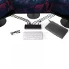 StarTech.com Dock USB-C 4K, Estación de acoplamiento triple monitor UHD 4K, Mac y Windows, USB-C a HDMI y DisplayPort, Power Delivery 100W, hub USB 5Gbit/s de 5x – TAA