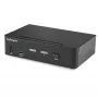 StarTech.com Switch KVM DisplayPort de 2 puertos - 4K 60Hz - Pantalla única - Switch KVM DP 1.2 UHD de dos puertos USB con hub USB 3.0 y audio integrados - Dell HP Apple Lenovo - Conforme TAA