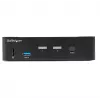 StarTech.com Switch KVM DisplayPort de 2 puertos - 4K 60Hz - Pantalla única - Switch KVM DP 1.2 UHD de dos puertos USB con hub USB 3.0 y audio integrados - Dell HP Apple Lenovo - Conforme TAA