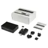 StarTech.com Switch KVM DisplayPort de 2 puertos - 4K 60Hz - Pantalla única - Switch KVM DP 1.2 UHD de dos puertos USB con hub USB 3.0 y audio integrados - Dell HP Apple Lenovo - Conforme TAA