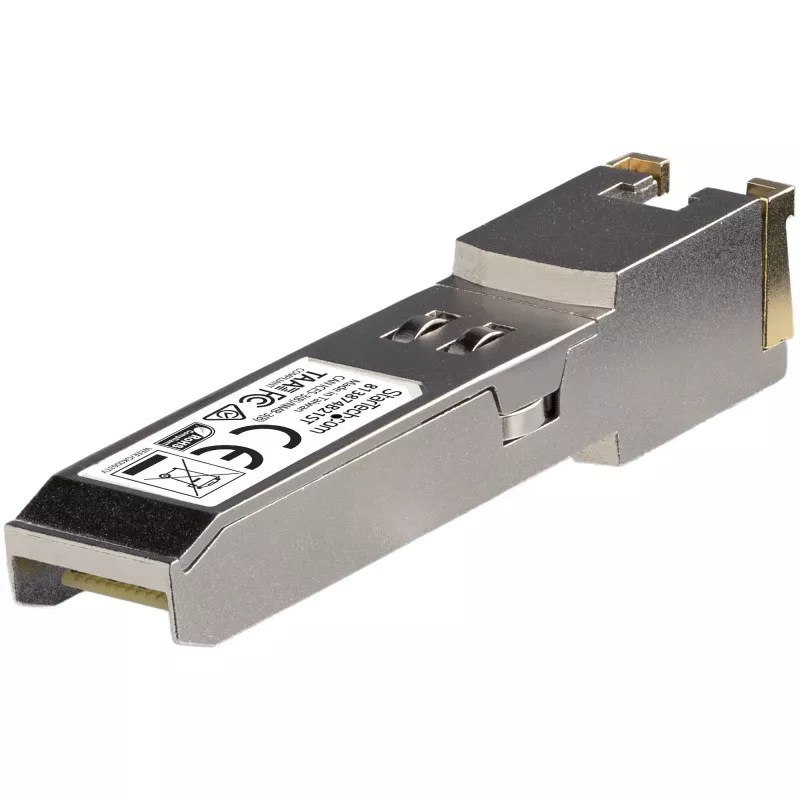 StarTech.com HPE 813874-B21 Compatible Módulo SFP+ - 10GBASE-T - SFP a RJ45 Cat6/Cat5e - 10GE Gigabit Ethernet SFP+ - RJ-45 30m - HPE BladeSystem, c-Class