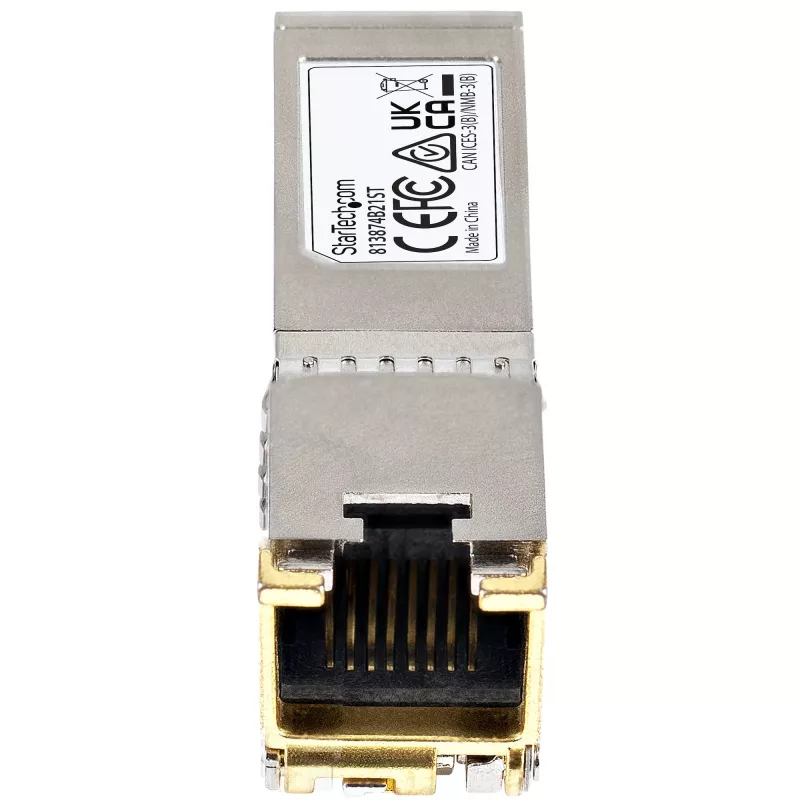StarTech.com HPE 813874-B21 Compatible Módulo SFP+ - 10GBASE-T - SFP a RJ45 Cat6/Cat5e - 10GE Gigabit Ethernet SFP+ - RJ-45 30m - HPE BladeSystem, c-Class