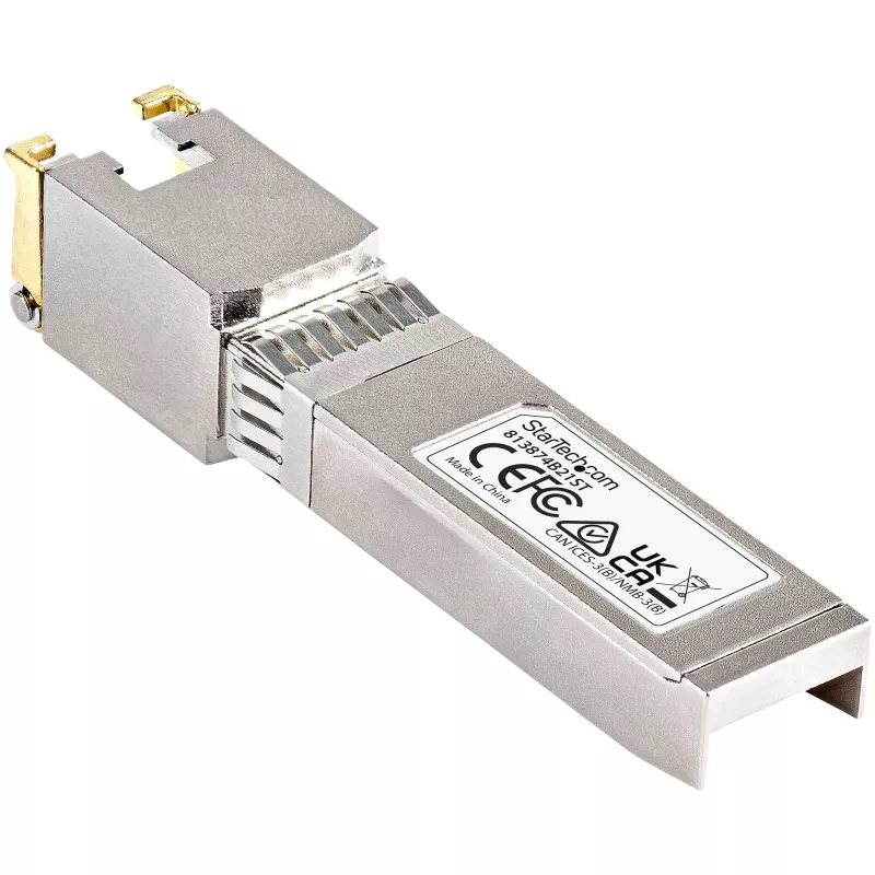 StarTech.com HPE 813874-B21 Compatible Módulo SFP+ - 10GBASE-T - SFP a RJ45 Cat6/Cat5e - 10GE Gigabit Ethernet SFP+ - RJ-45 30m - HPE BladeSystem, c-Class