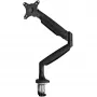 StarTech.com Brazo de monitor de mesa – Brazo de monitor VESA ergonómico resistente – Pantalla individual de 9 kg – Totalmente articulado, ajustable en altura, articulado – Aluminio – Abrazadera en C/pasacables – Negro