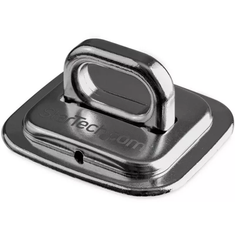 StarTech.com Anclaje de cable de seguridad para portátil – Aleación de zinc, anclaje, plata, 1 ud., acero, 44 mm, 45,8 mm