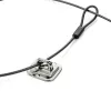 StarTech.com Anclaje de cable de seguridad para portátil – Aleación de zinc, anclaje, plata, 1 ud., acero, 44 mm, 45,8 mm