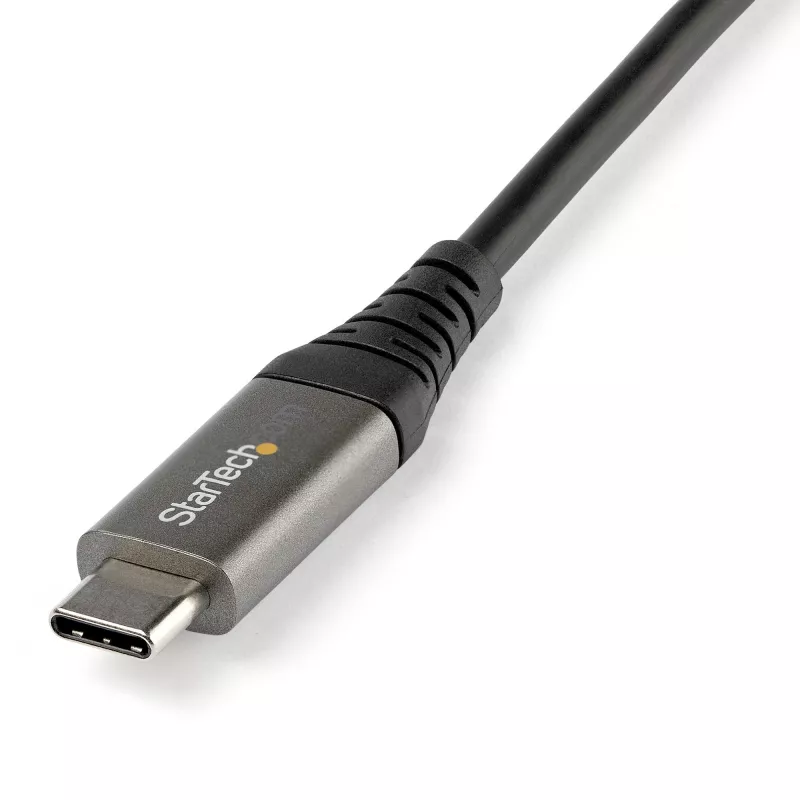 StarTech.com Adaptador multipuerto USB-C – USB-C a HDMI 2.0 4K 60Hz, Power Delivery 100 W passthrough – Hub USB de 3 puertos 10 Gbit/s – Mini dock USB Type-C portátil – Cable de 25 cm