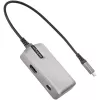 StarTech.com Adaptador multipuerto USB-C – USB-C a HDMI 2.0 4K 60Hz, Power Delivery 100 W passthrough – Hub USB de 3 puertos 10 Gbit/s – Mini dock USB Type-C portátil – Cable de 25 cm