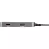 StarTech.com Adaptador multipuerto USB-C – USB-C a HDMI 2.0 4K 60Hz, Power Delivery 100 W passthrough – Hub USB de 3 puertos 10 Gbit/s – Mini dock USB Type-C portátil – Cable de 25 cm