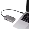 StarTech.com Adaptador multipuerto USB-C – USB-C a HDMI 2.0 4K 60Hz, Power Delivery 100 W passthrough – Hub USB de 3 puertos 10 Gbit/s – Mini dock USB Type-C portátil – Cable de 25 cm