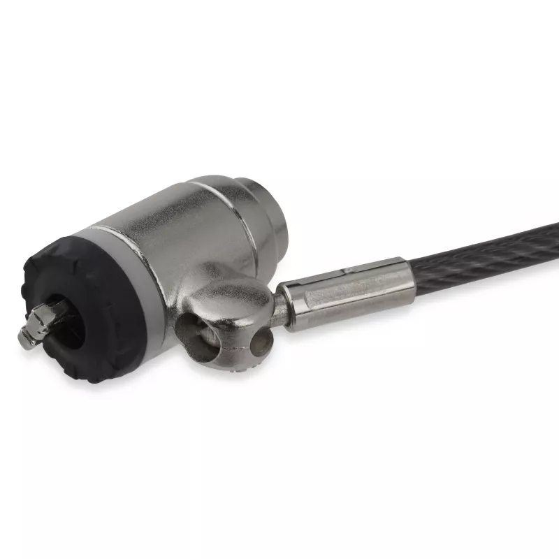 StarTech.com Cable de seguridad para portátil con llaves de 1,8 m (2 m) – Cable de seguridad con llave para portátiles compatibles con ranura K, sobremesas, ordenadores y otros dispositivos – Cable de acero con recubrimiento de vinilo antirrobo