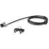 StarTech.com Cable de seguridad para portátil con llaves de 1,8 m (2 m) – Cable de seguridad con llave para portátiles compatibles con ranura K, sobremesas, ordenadores y otros dispositivos – Cable de acero con recubrimiento de vinilo antirrobo