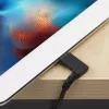 StarTech.com Cable USB-A a Lightning resistente de 1 m – Negro, acodado 90°, duradero, reforzado con fibra aramida, cable de carga/sincronización USB Type-A a Lightning – Certificado Apple MFi – iPhone