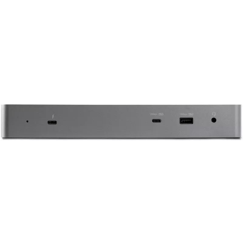 StarTech.com Estación de acoplamiento USB C para Macbook Pro/Air-M1/M2/M3/M4, compatible con Thunderbolt, HDMI/DisplayPort, Dual 4K 60Hz/Único 8K, Dock para portátil USB Type-C, Power Delivery 96W, USB 10Gbps