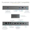 StarTech.com Estación de acoplamiento USB C para Macbook Pro/Air-M1/M2/M3/M4, compatible con Thunderbolt, HDMI/DisplayPort, Dual 4K 60Hz/Único 8K, Dock para portátil USB Type-C, Power Delivery 96W, USB 10Gbps