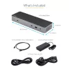 StarTech.com Estación de acoplamiento USB C para Macbook Pro/Air-M1/M2/M3/M4, compatible con Thunderbolt, HDMI/DisplayPort, Dual 4K 60Hz/Único 8K, Dock para portátil USB Type-C, Power Delivery 96W, USB 10Gbps