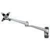 StarTech.com Soporte de pared para brazo de monitor - Brazo de monitor VESA de pared ergonómico articulado - 20 pulgadas (52 cm) de largo - Pantalla individual de hasta 34 pulgadas - Orientable/inclinable/giratorio - Soporte de pantalla ajustable
