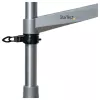 StarTech.com Brazo de monitor para montaje en escritorio - Pantalla VESA o Apple iMac/Thunderbolt o ultrapanorámica de hasta 14 kg - Montaje en mástil de escritorio articulado ajustable en altura para pantalla individual - Abrazadera/pasacables