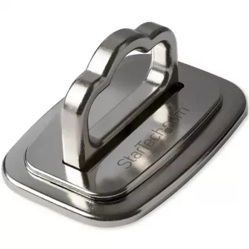 StarTech.com Anclaje de cable de seguridad para portátil – Grande, acero, plata
