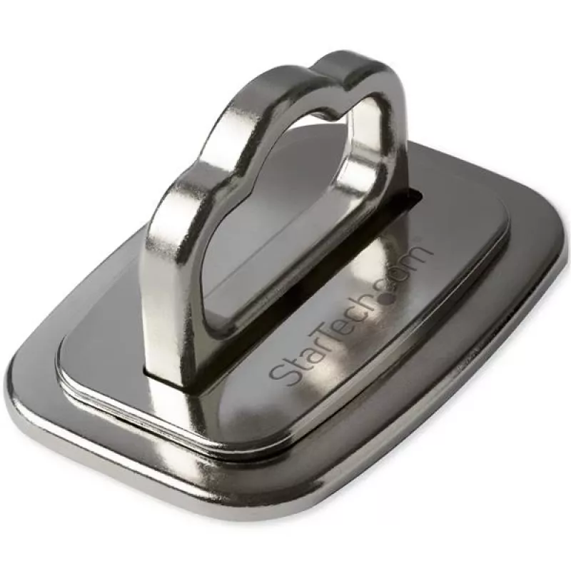StarTech.com Anclaje de cable de seguridad para portátil – Grande, acero, plata