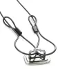 StarTech.com Anclaje de cable de seguridad para portátil – Grande, acero, plata