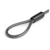 StarTech.com Lazo de extensión universal para candado de cable de portátil – 15 cm (6 pulgadas) antirrobo con candado de combinación de 4 dígitos y ranura K – Cable de seguridad para ordenador para crear un candado de doble/múltiple cabeza para varios dispositivos