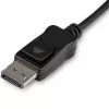 StarTech.com Cable USB-C a DisplayPort 1.4 de 3,3 pies / 1 m – Convertidor adaptador de vídeo USB Type-C a DP 1.4 Alt Mode 8K/5K/4K – HBR3/HDR/DSC – Cable para monitor DP 8K 60 Hz – USB-C/Thunderbolt 3