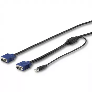 StarTech.com Cable KVM USB de 3 m para consolas montadas en rack