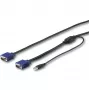 StarTech.com Cable KVM USB de 4,6 m para consolas montadas en rack