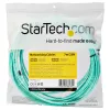 StarTech.com Cable de fibra óptica multimodo LC/UPC a LC/UPC OM4 de 7 m (22 ft), fibra zipcord LOMMF/VCSEL 50/125 µm, 100G, baja pérdida de inserción – Cable jumper de fibra óptica LSZH