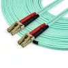 StarTech.com Cable de fibra óptica multimodo LC/UPC a LC/UPC OM3 de 15 m (50 ft), full duplex, cable de fibra zipcord 50/125 µm, 100G, baja pérdida de inserción, cable jumper de fibra LSZH