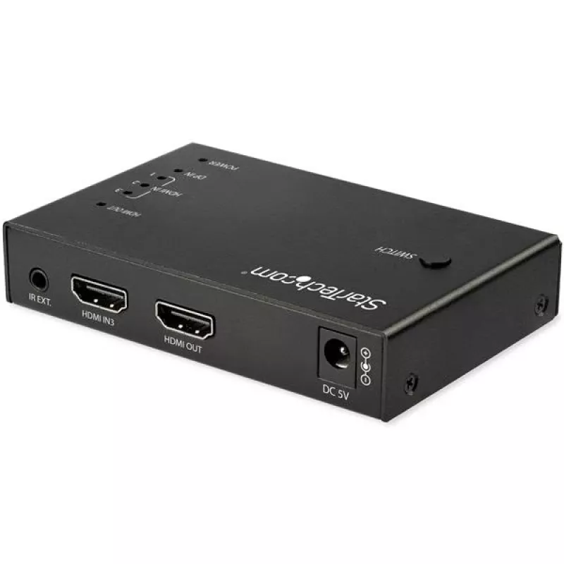 StarTech.com Conmutador de vídeo HDMI de 4 puertos - 3x HDMI y 1x DisplayPort - 4K 60Hz